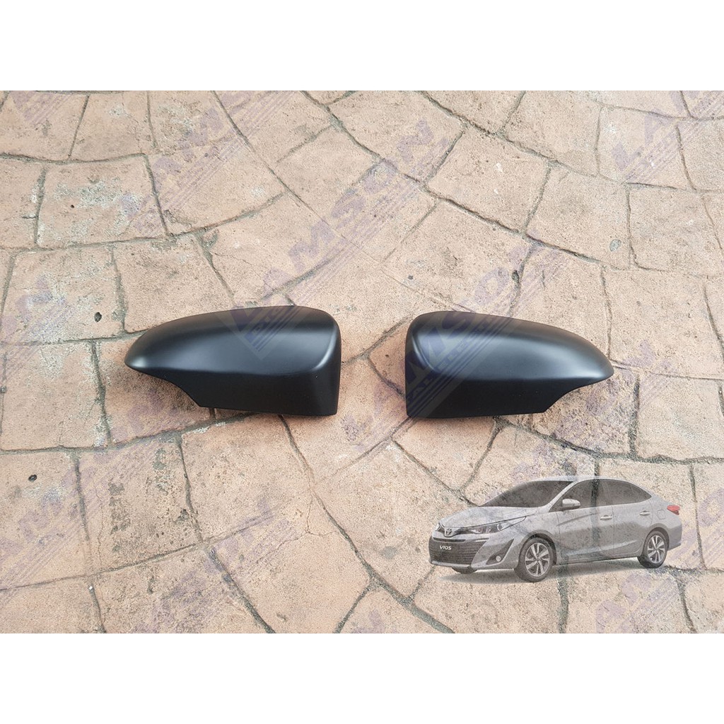 Toyota Vios 2013 2024 Side Mirror Cover Black (WITH SIGNAL LIGHT