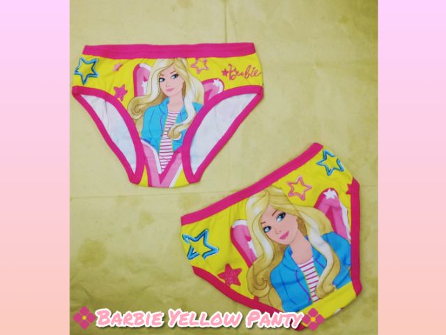 Sale Barbie Character Printed Cotton Panty Kids Underwear For kids girl TRICIANACHEN Shopee Philippines