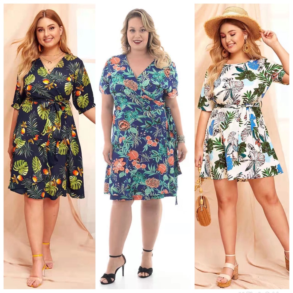 Hawaiian dresses for on sale women plus size