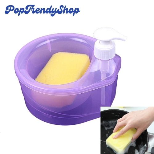 round shape dishwashing soap liquid pump soap dispenser with free ...