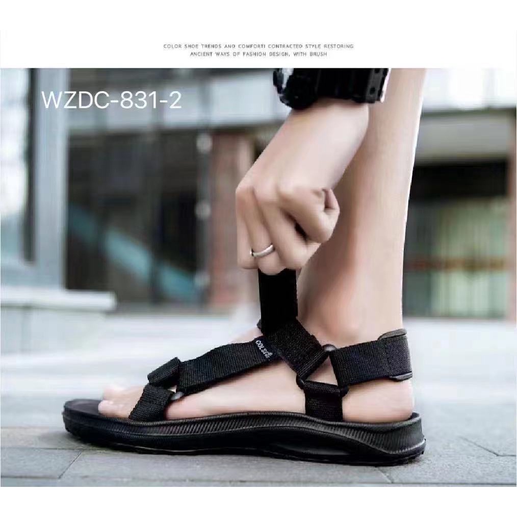 FASHION FOR MEN COLSI Strapped Cross Sandals Slipper for Men and