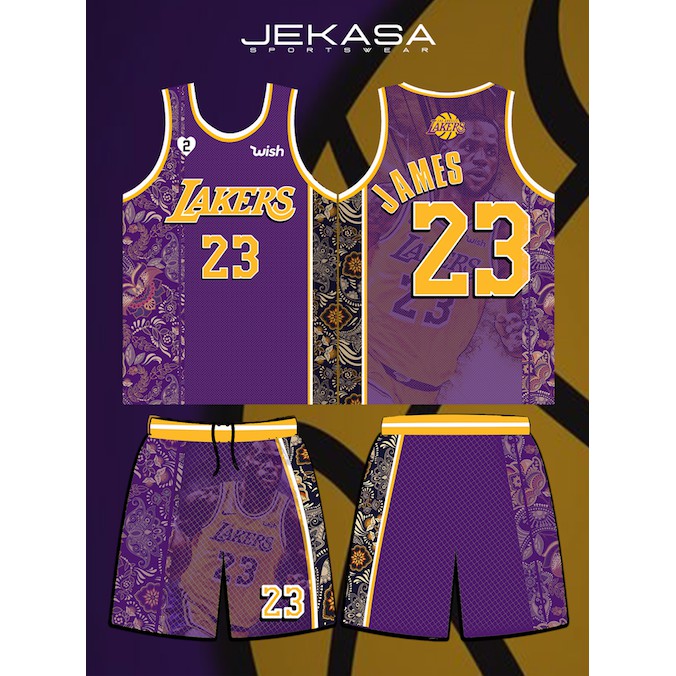 LAKERS PURPLE LEBRON JAMES Basketball Jersey JAMES jersey 23