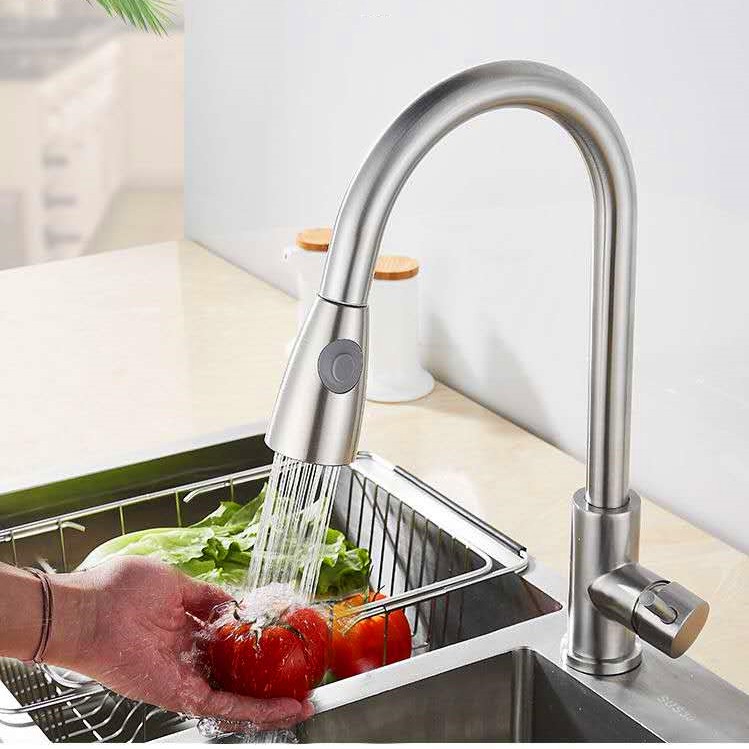 Kitchen Faucet Stainless Steel Faucet Hot and Cold Water Faucet
