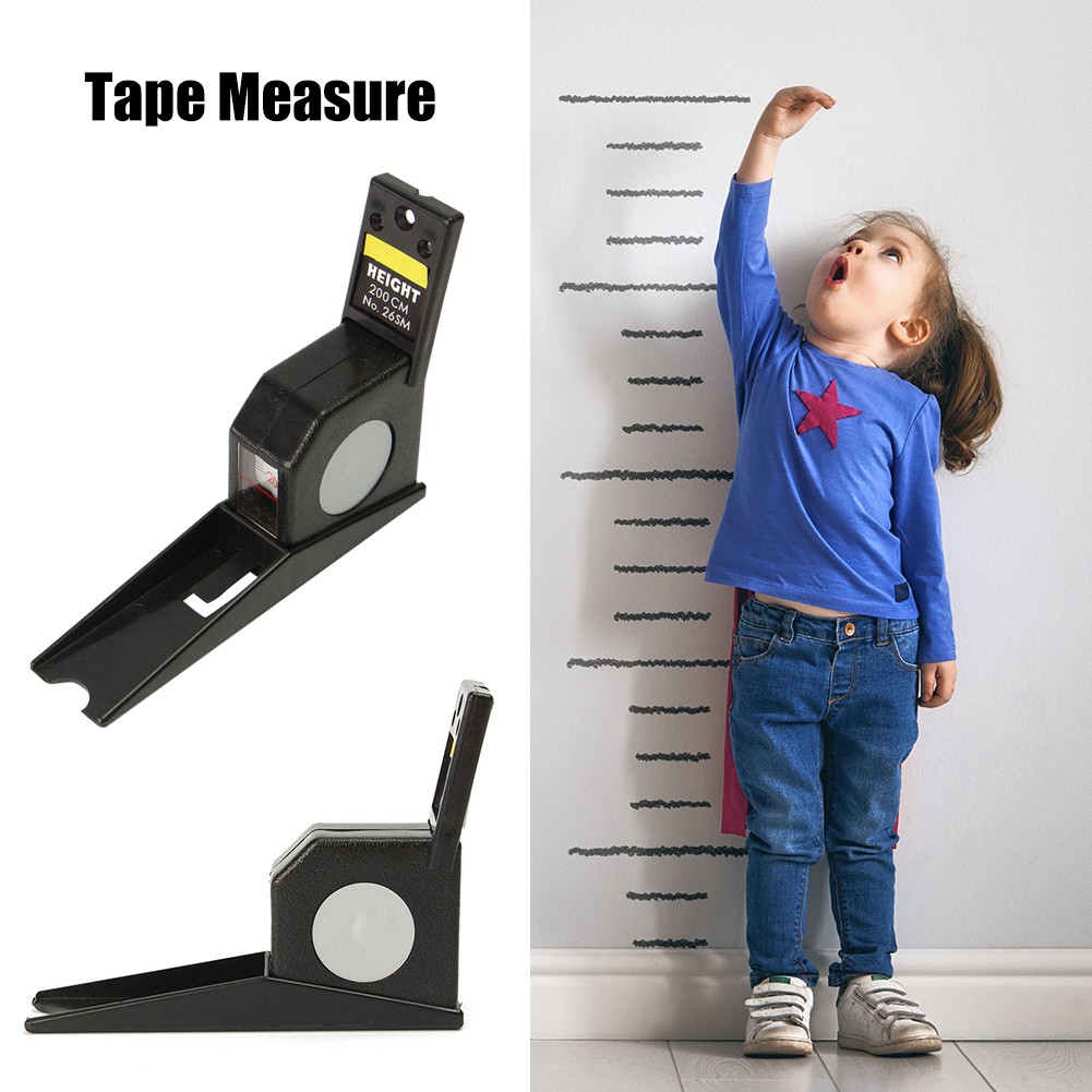 Body Height Rod Wall Mounted Height Meter Roll Ruler Growth Stature ...