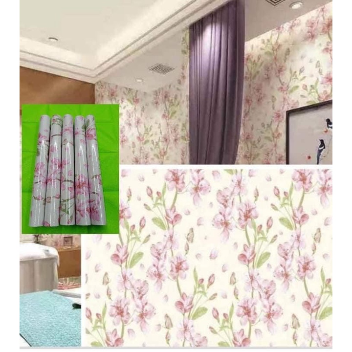 Wallpaper PVC Self Adhesive 10metersX45cm Waterproof Sticker home
