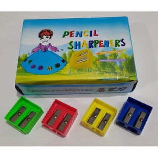 Mr. Pen- Pencil Sharpener & Eraser, 4 Pack, Colorful, 2 Sharpening Holes,  Pencil Sharpeners Manual, Manual Pencil Sharpener, Pencils Sharpener