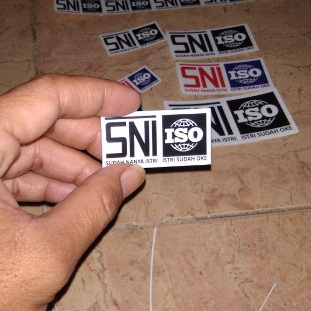 Sni Transparent Sticker Iso Questions And Iso | Shopee Philippines