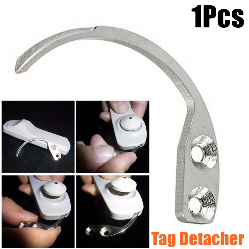 Security Tag Detacher na Portable Handheld Silver Stainless Steel para ...