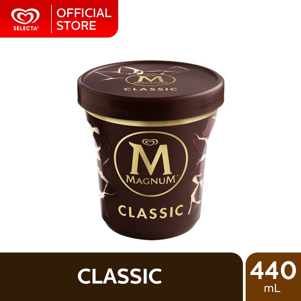 Magnum Pint Classic Ice Cream 440mL Shopee Philippines