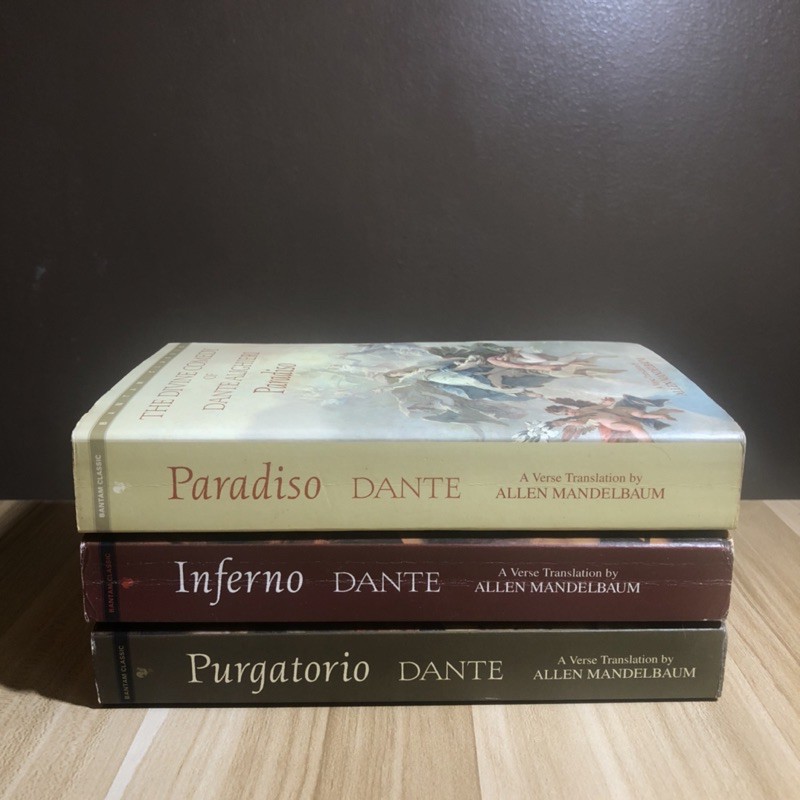 Dante Alighieri Inferno Paradiso Purgatorio SET PRELOVED