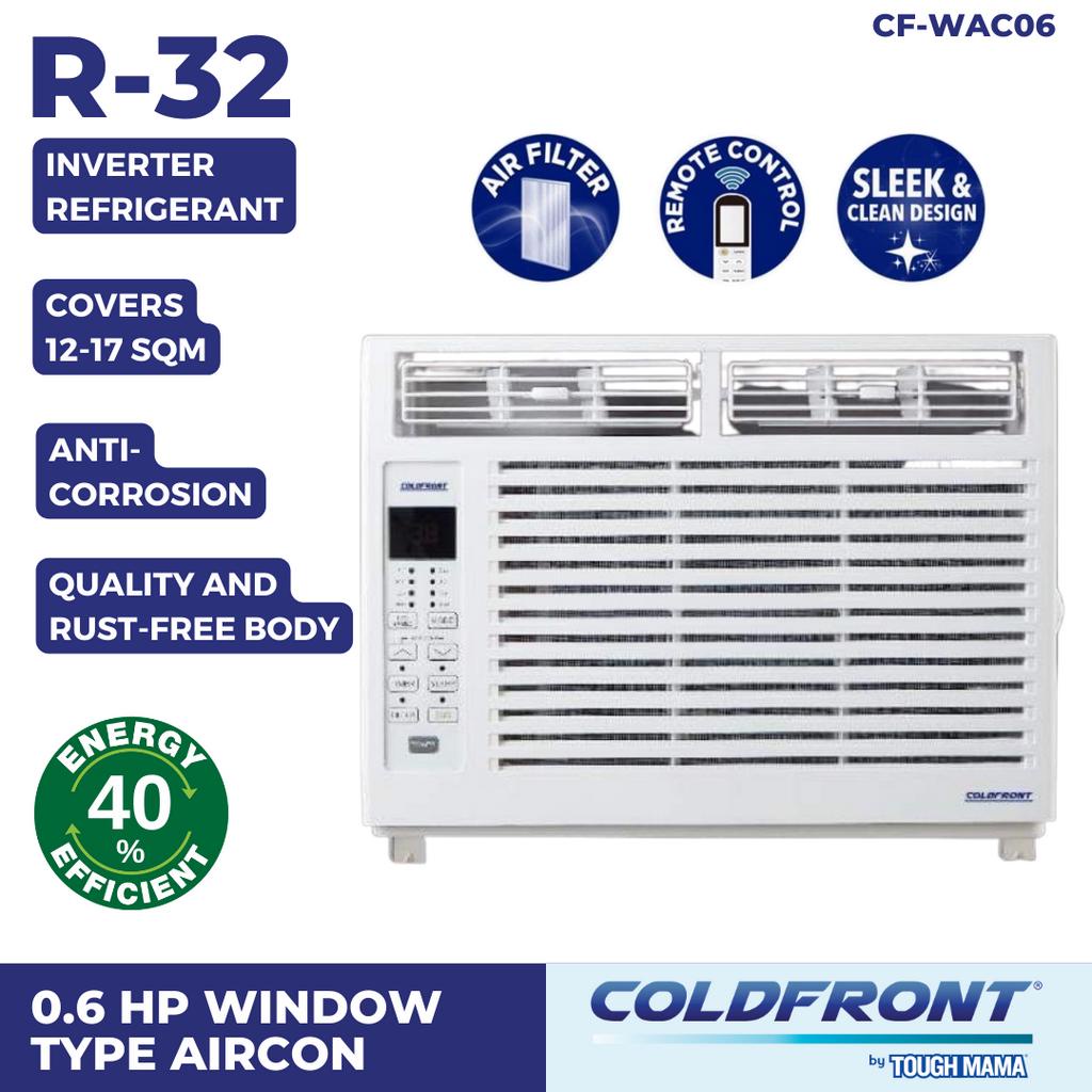 Coldfront by Tough Mama CFWAC06 InverterGrade 0.6HP Window Type Aircon