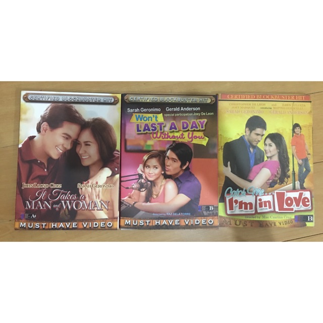 Sarah Geronimo Movie DVDs Bundle