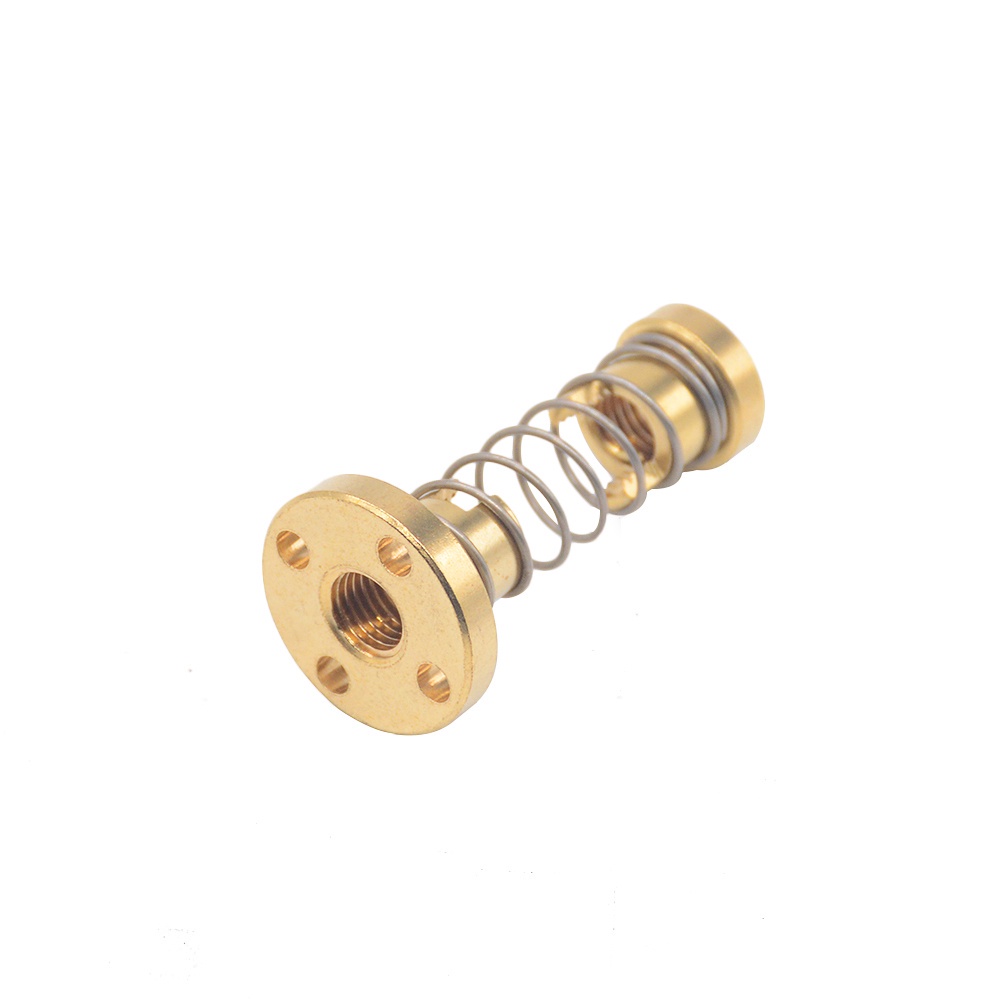 T8 Lead Screw THSL-500-8D Trapezoidal Lead Screw anti backlash spring ...