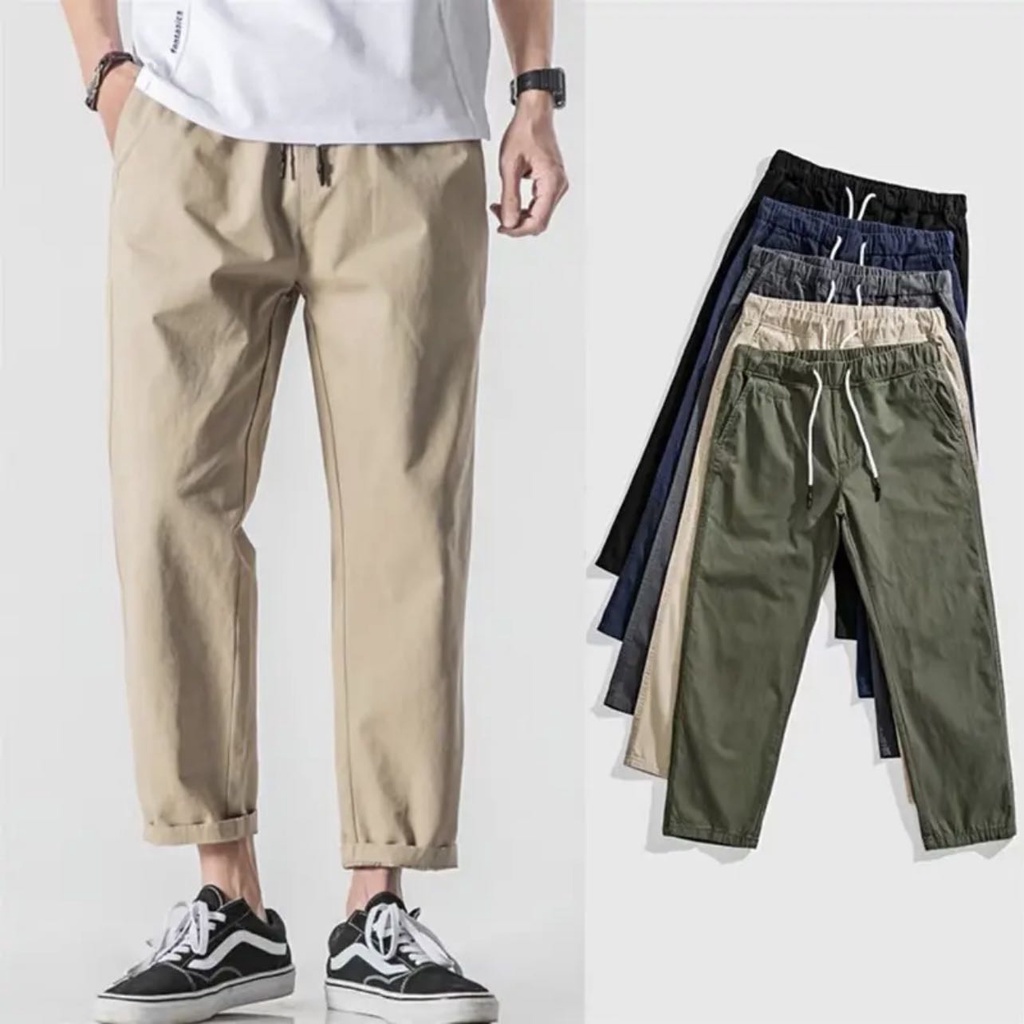 Men's Pants Korean Fashion Suit Pants Casual Trousers (COD) | Shopee ...