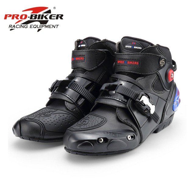 Pro-Biker Seasons Motorcycle Ankle Boots Racing Protective Boot Off Road  Motorboats Short Shoes