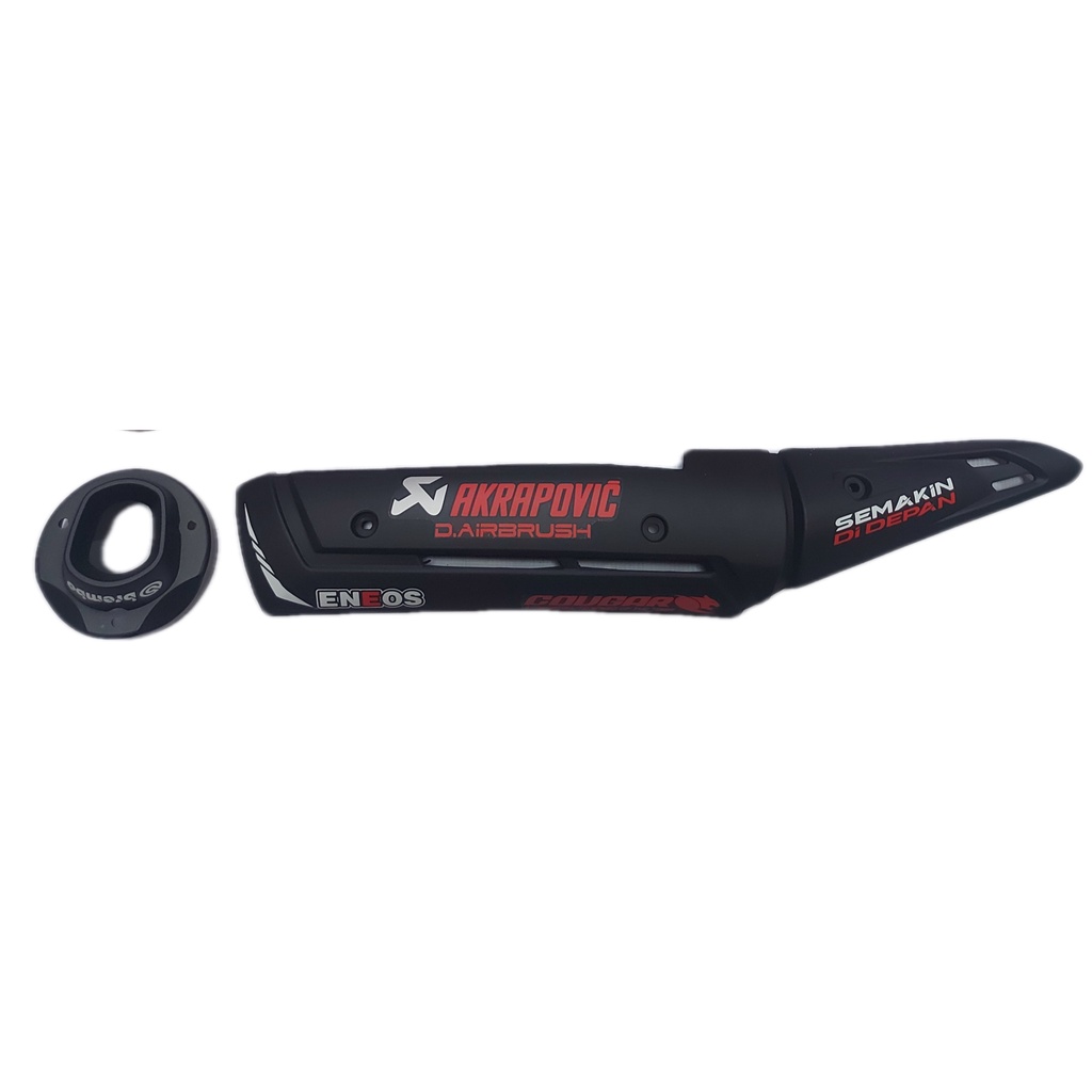 Sniper 150 Heat Guard with muffler tip | Shopee Philippines