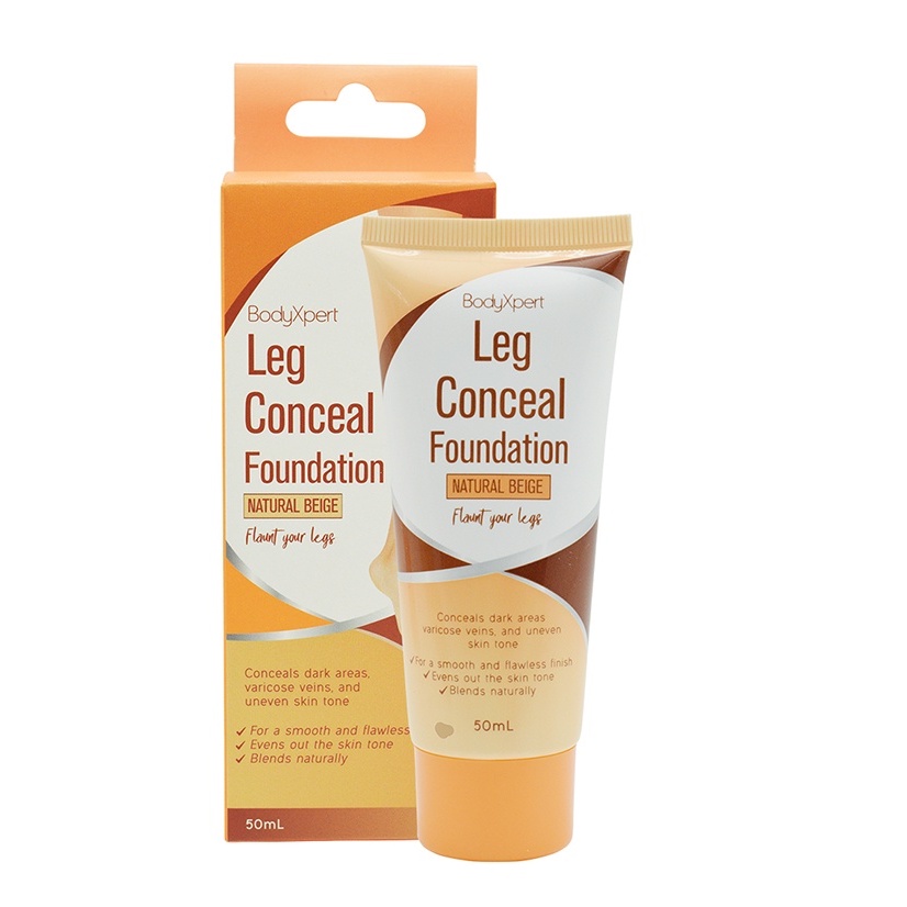 Bodyxpert Leg Conceal Foundation Natuiral Beige Flaunt Your Legs 50ml Shopee Philippines