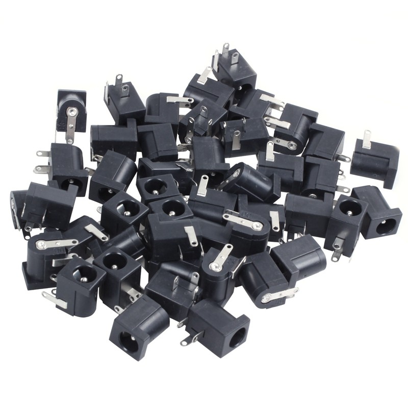 45 Pcs DC Power Jack Socket 2.1mm x 5.5mm Barrel-Type PCB DC-005 ...