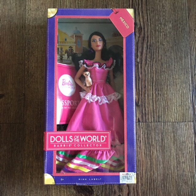 Barbie collector dolls of online the world mexico doll