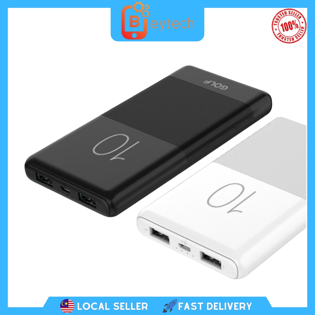 GOLF G80 G81 10000mAH 20000mAH Candy 2 USB Lithium Polymer Power Bank