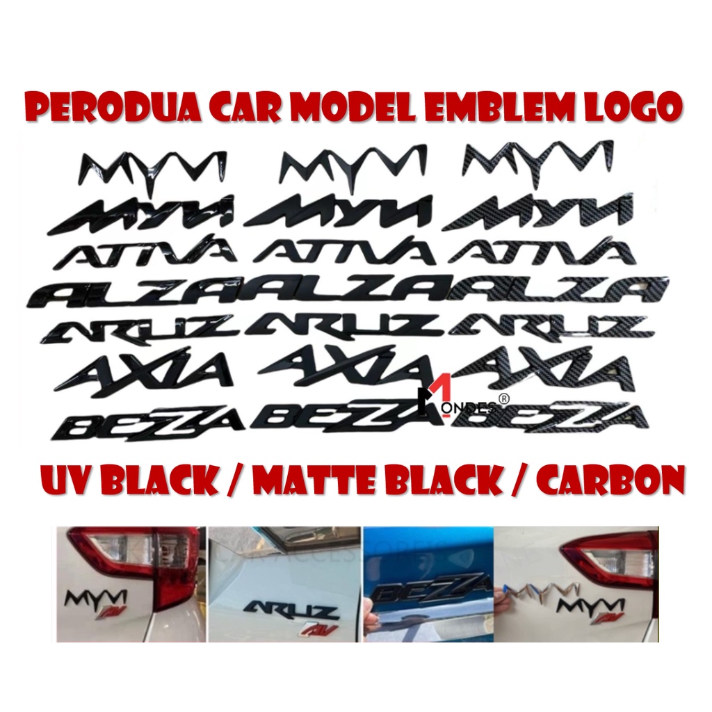 Abs Emblem Logo Perodua Bezza Aruz Ativa Axia Alza Myvi old lagi Best ...