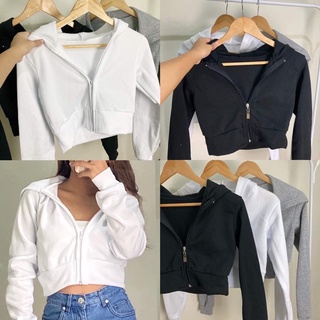 Crop on sale hoodie shopee