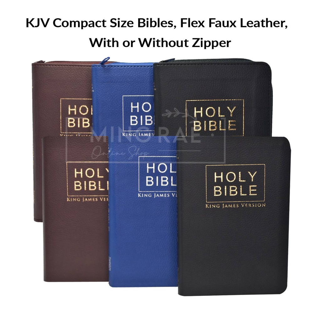 KJV Compact Bibles, Flex Faux Leather Shopee Philippines