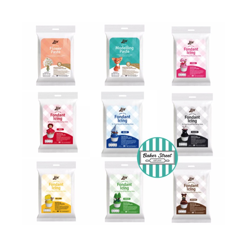 Lin fondant Sugar For 250g (Inner Color) | Shopee Philippines