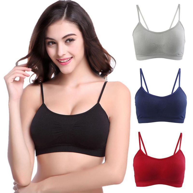 Women Breathable Yoga Sports Bra Stretch Workout Racerback Tank Top