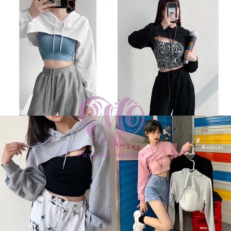 Crop top jacket best sale