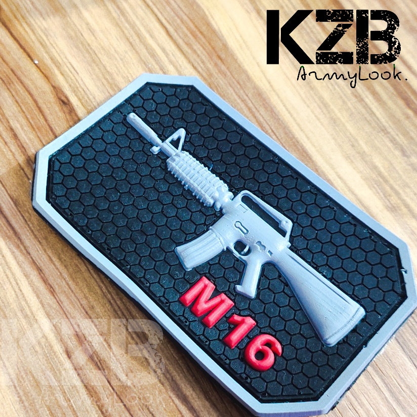 M16 Velcro Rubber Patch | Shopee Philippines