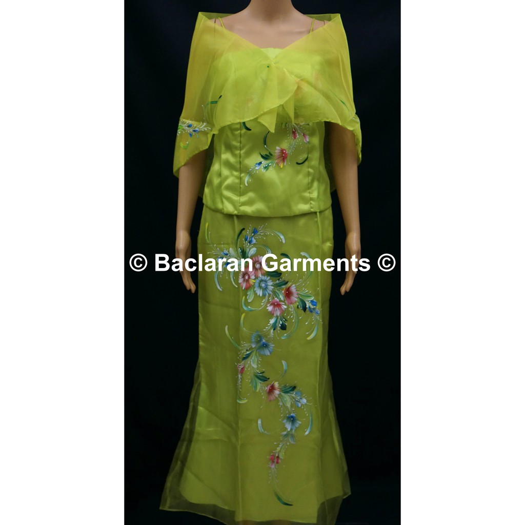 Filipiniana dress for store sale in baclaran