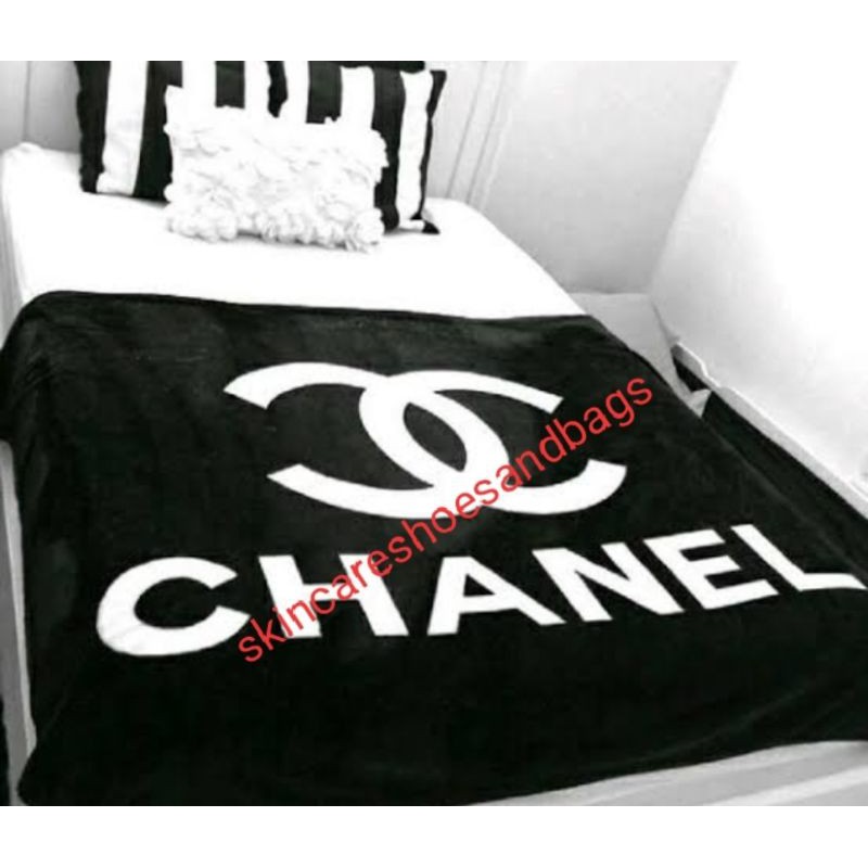 Chanel throw deals blanket