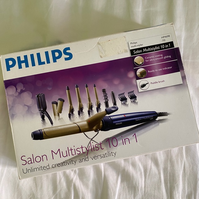 Hair straightener and curler hotsell of philips