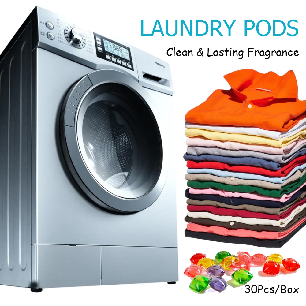 LAUNDRY PODS Laundry Beads Portable Laundry Gel Stains Film Bead Ball