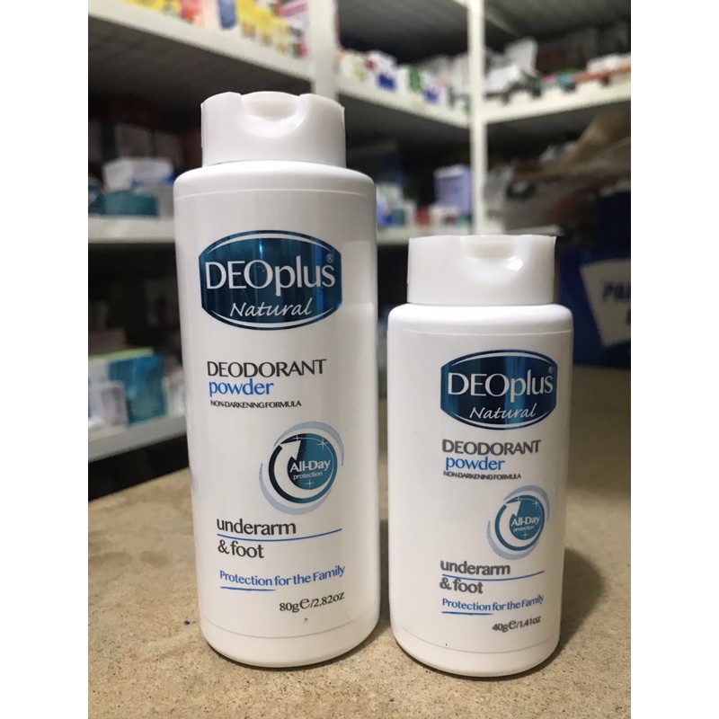 DEOplus Deodorant Powder (80g or 40g) Shopee Philippines