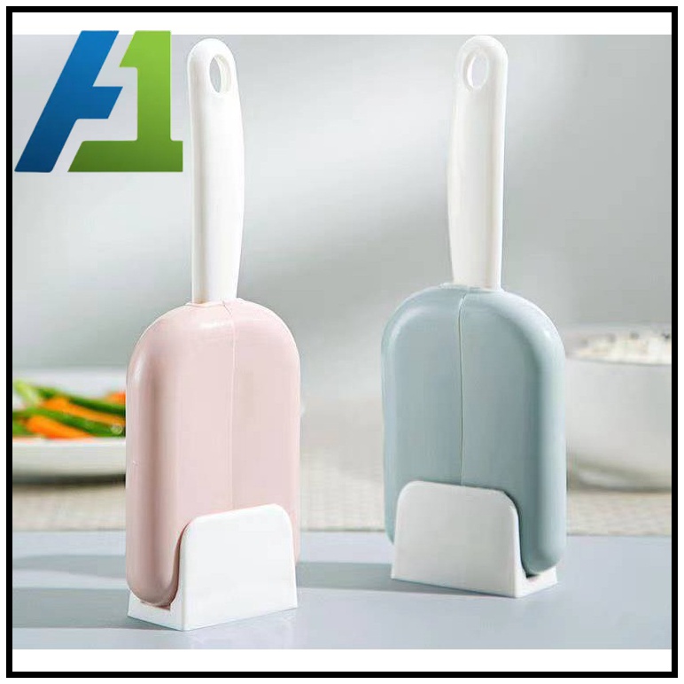 A1 Non-stick Stand-up Rice Spoon with Automatic Opening - Closing Dust ...