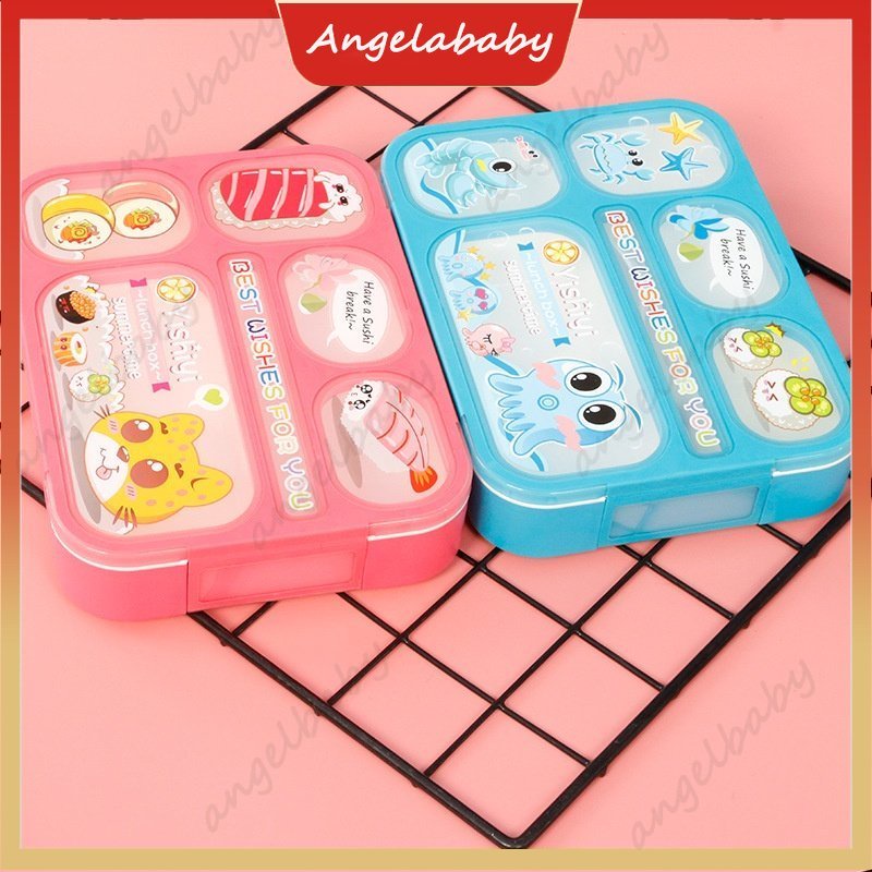 Child Lunch Box Capacity Tableware Food Container Travel Hiking Camping