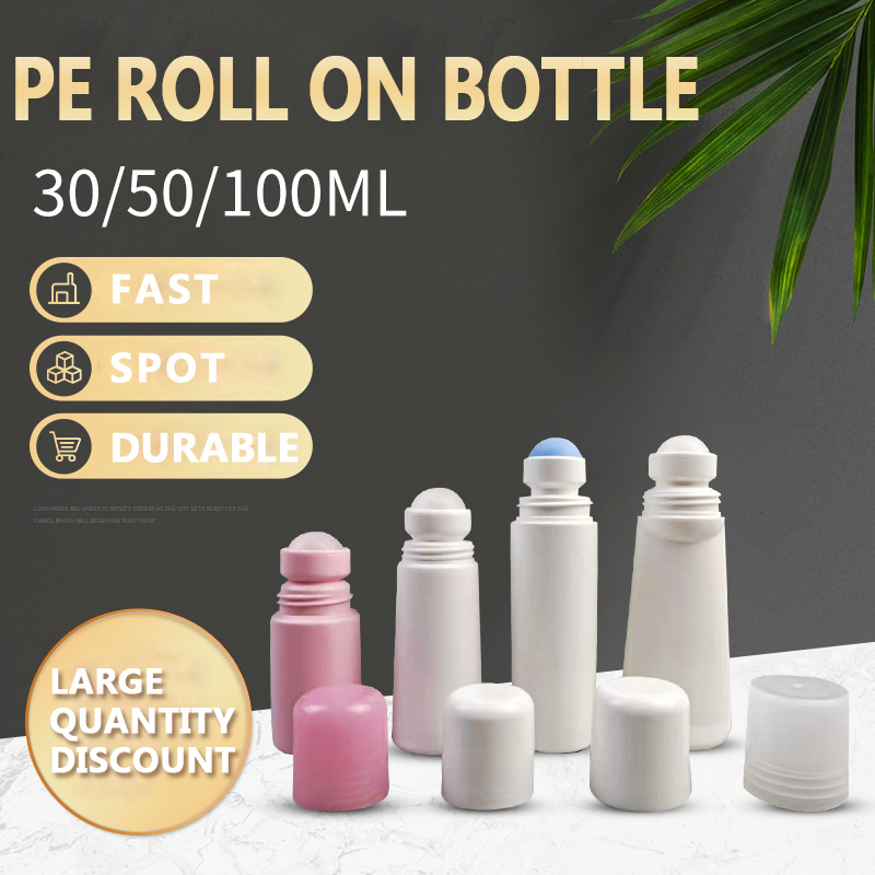 30ml/50ml/100 Ml Simple Household PP Rollon Bottle Roller Baller