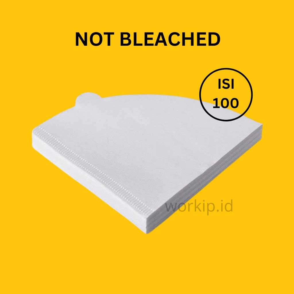 V60 Filter Paper 100 Sheets Dripper Coffee Filter Paper V60 Natural