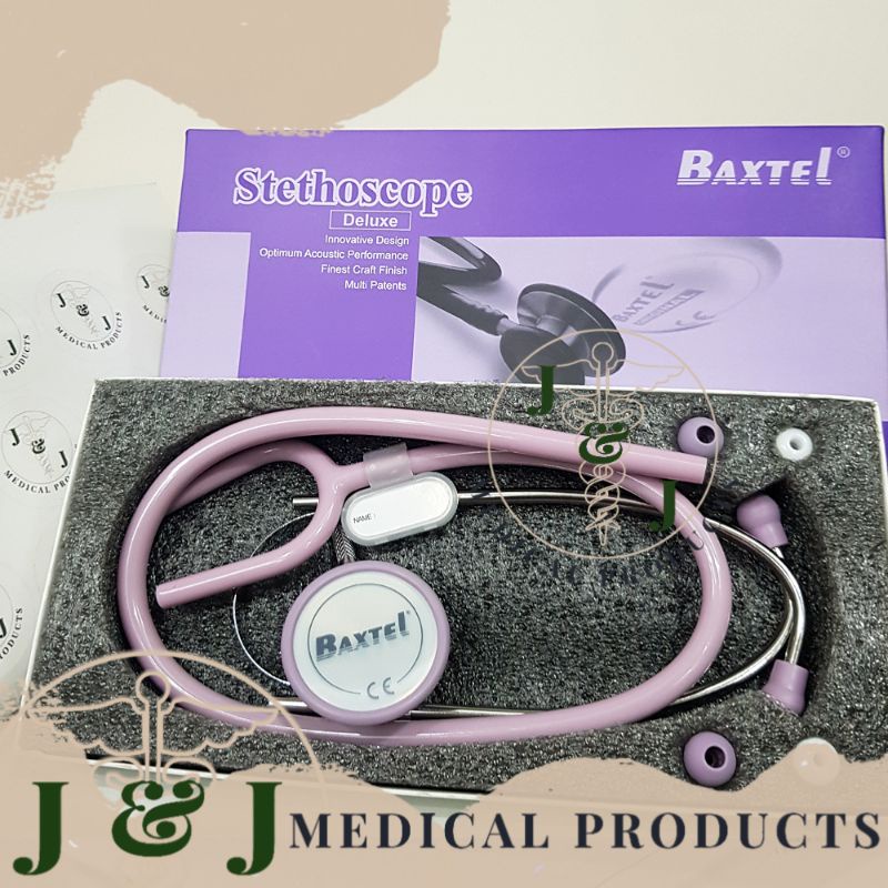 BAXTEL Stethoscope Deluxe Lavender, Black, Blue, Violet, Green, Yellow