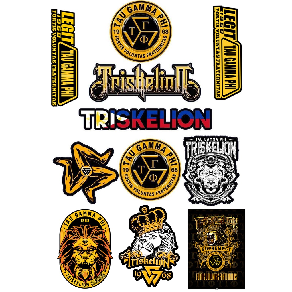 TAU GAMMA STICKERS FOR MEMBERS ONLY | Shopee Philippines