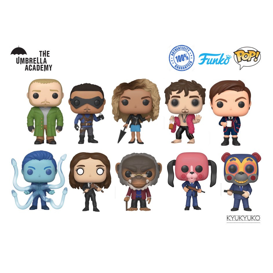 Funko Pop TV Umbrella Academy Luther Diego Allison Klaus Number