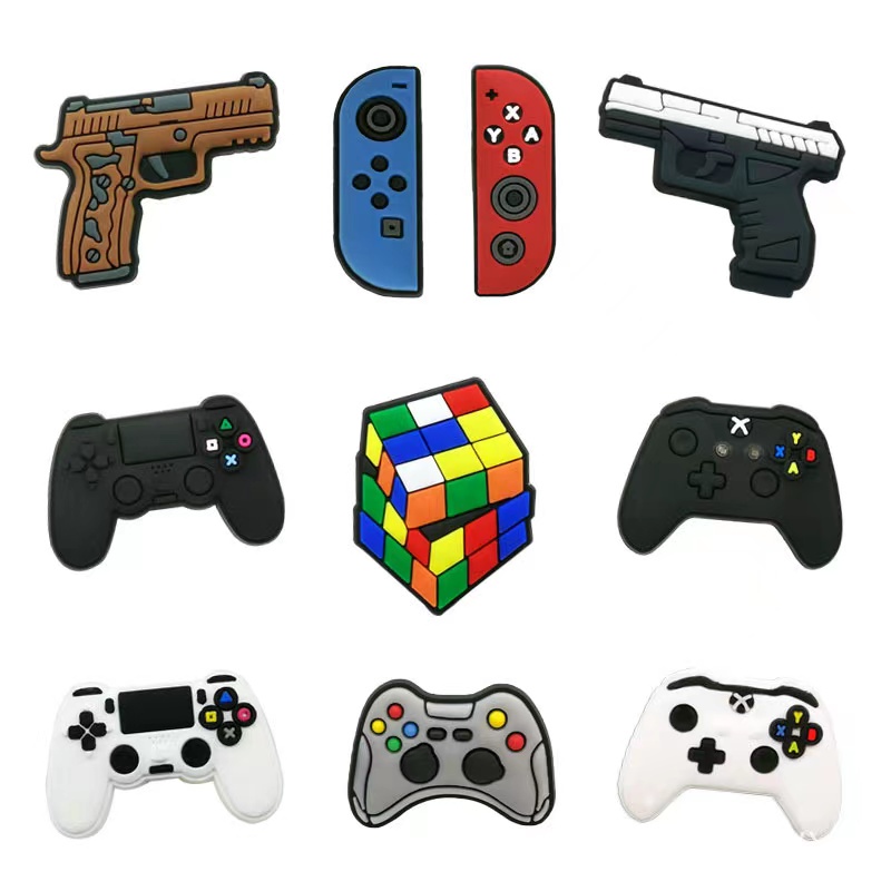 Sunstar Crocs Jibbitz Game Console Pin Charms for Charm Shoe ...