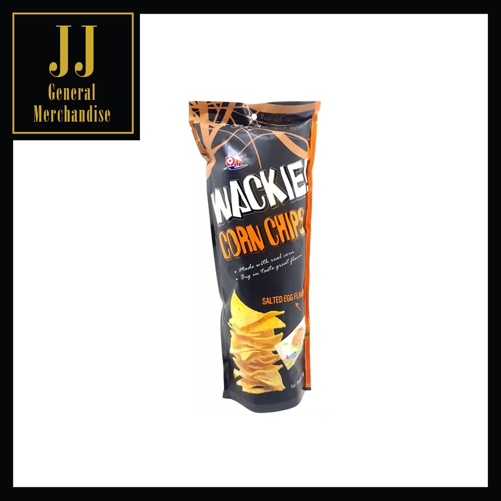 Wackie Corn Chips Salted Egg Flavor 98g Shopee Philippines