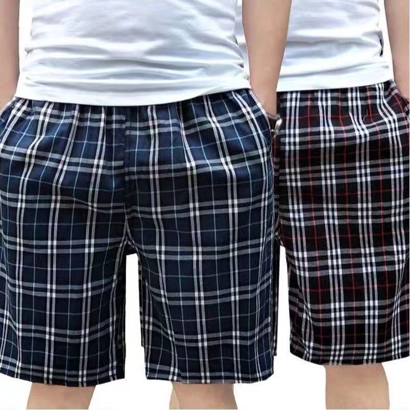 NEW checkered cotton summer short for Mens | Shopee Philippines