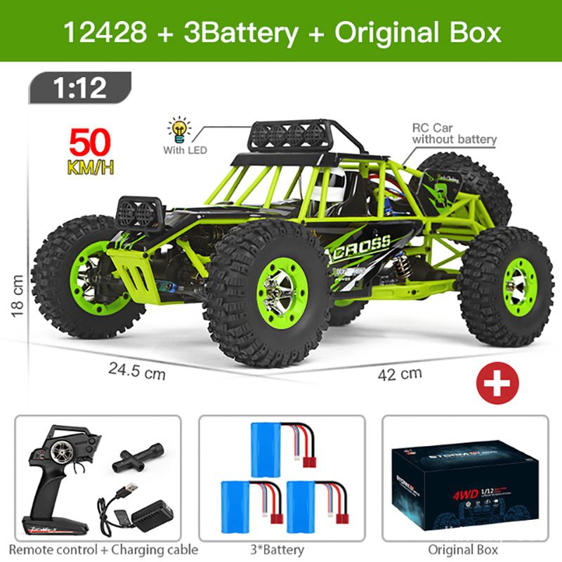 newest wltoys 12427-c 2.4g 1:12 scale