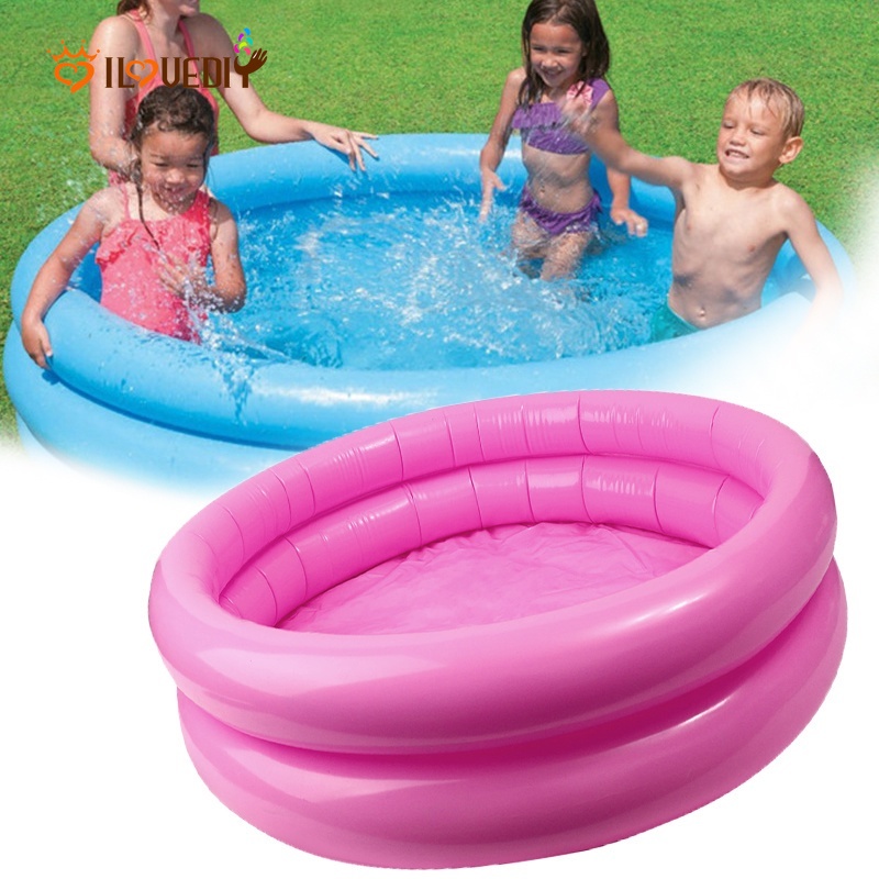 1Pc Reusable Double Layer Inflatable Swimming Pool /Portable Thickened ...