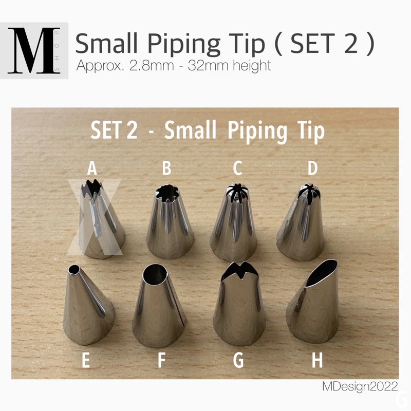 Small Piping Tip, Sold Per Piece | Shopee Philippines