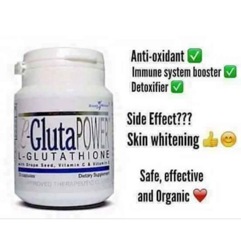 glutathione tablets effects on skin Idealworld main image 0